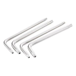 T10-T55防盗L型内梅花扳手星形米字内六角扳手中孔螺丝刀S2古铜色