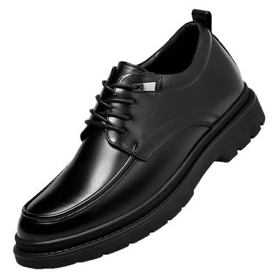 真牛皮+上线鞋底】商务正装皮鞋