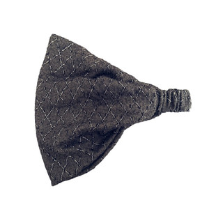 秋冬日常发带时髦保暖发饰遮盖白发头巾复古宽边头带网红同款头饰