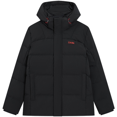 【王鹤棣同款】特步羽绒服男冬季运动防风保暖外套男975429190462