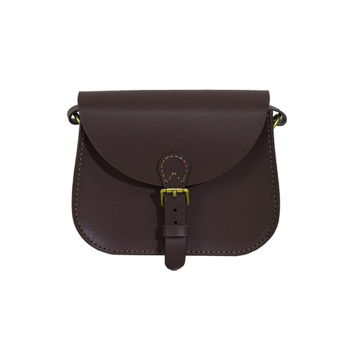 真皮马鞍包diy手工包包女自己缝材料包送朋友礼物编织轻复古女包