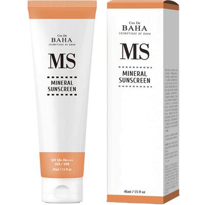 Cos De BAHA MS 物理防晒霜正品官方旗舰店清爽不油腻敏感肌可用
