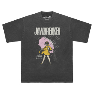 Jawbreaker朋克另类摇滚乐队纯棉复古休闲宽松水洗长袖短袖男T恤