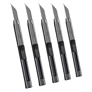 得力美工刀小型快递刀手工裁纸墙纸壁纸刀小号美术雕刻刀小刀片