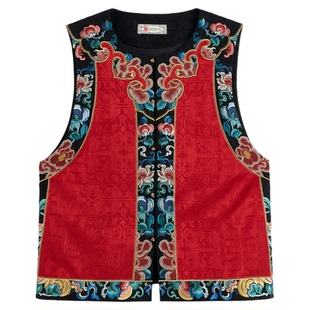 MNGATA G.宫小妍【香云纱·大展鸿图】秋冬新中式穿搭马甲5050970