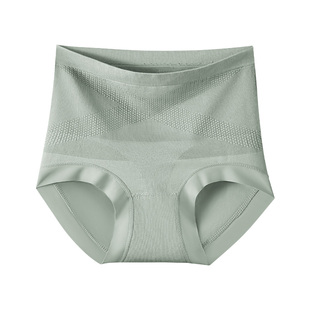 芬腾黑绷带高腰收腹内裤女士收小肚子2025新款秋冬大码女生三角裤