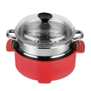 珐琅锅星箭电火锅分体式多功能家用分离小电煮锅不粘电炒锅2-3人4