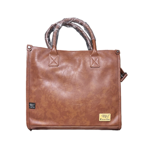 三盒子商务男士手提包大容量托特包休闲单肩通勤斜挎包日韩电脑包