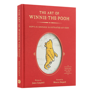 小熊维尼艺术设定集 The Art of Winnie the Pooh 维尼熊 E H Shepard 大开本 英文原版儿童插画故事书 精装 英文版进口英语书籍
