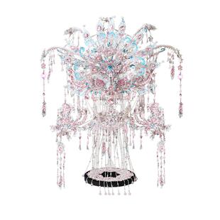 钢达粉黛二十二凤冠手工diy头饰立体金属拼图国风可佩戴立体摆件