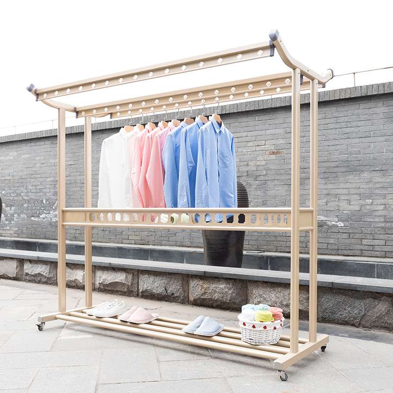 晾衣架落地户外晒衣架别墅庭院晒凉架防风顶楼晾衣服晾衣架衣架