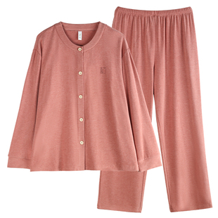 轩靓睡衣女士冬季保暖德绒棉长袖冬款时尚家居服薄绒宽松大码套装