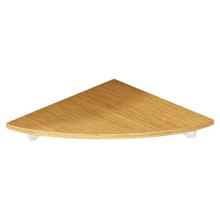 墙角置物架墙壁木板墙上装饰书架壁挂式搁板免打孔三角收纳陈列架