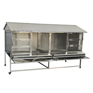 不锈钢鸡笼子家用室外大号防雨家禽养殖笼农村大鸡舍新型鸡笼鸽子