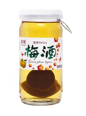 芳歌日式梅子瓶装果肉利口酒