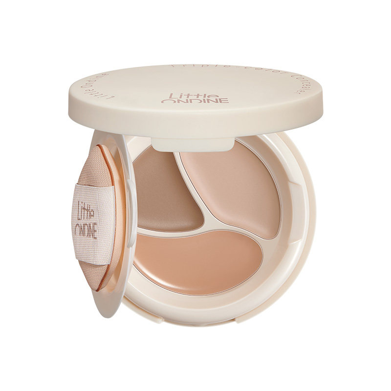 [赠遮瑕刷]三效气垫遮瑕膏遮盖斑点痘印黑眼圈提亮凹陷