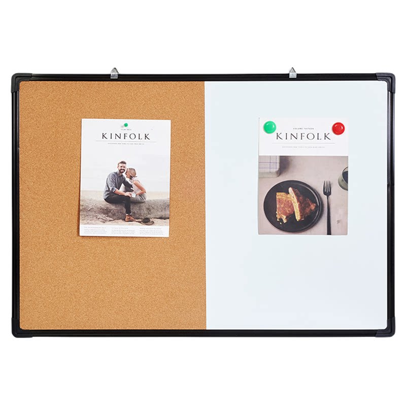 背景墙日历单面组合钉板公告栏