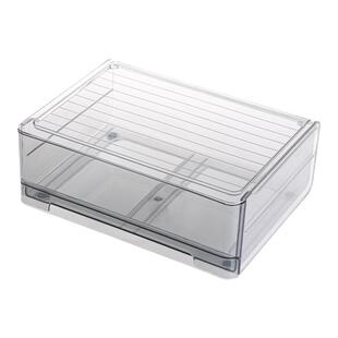 抽屉药箱家用药物收纳盒透明药品收纳柜亚克力家庭装医药箱大容量