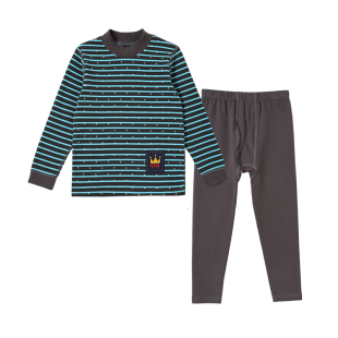 儿童内衣套装纯棉男童秋衣秋裤全棉加厚保暖男孩睡衣中大童棉毛衫