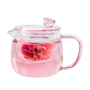 雅集茶具玻璃泡茶壶养生壶茶水分离花果茶壶耐高温家用茶壶套装