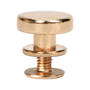 DIY手工箱包五金配件合金平面奶嘴钉平头扣和尚头螺丝首饰盒配件