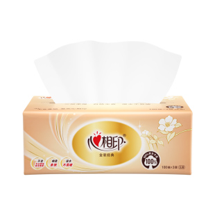 心相印金装经典抽纸1包100抽