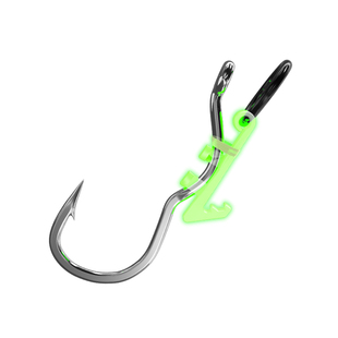小仙郎活虾背钩钓鱼夜光鱼钩翻转鱼钩大鱼海钓青鱼草鱼矶钓路亚