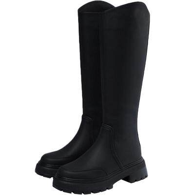 fed真皮长靴高筒骑士靴女