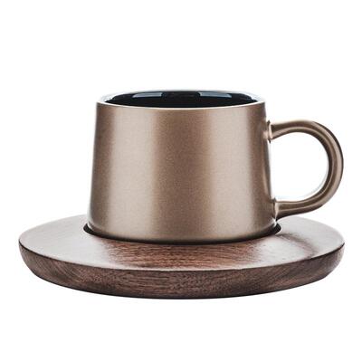 Promates品牌直营轻奢炭金咖啡杯