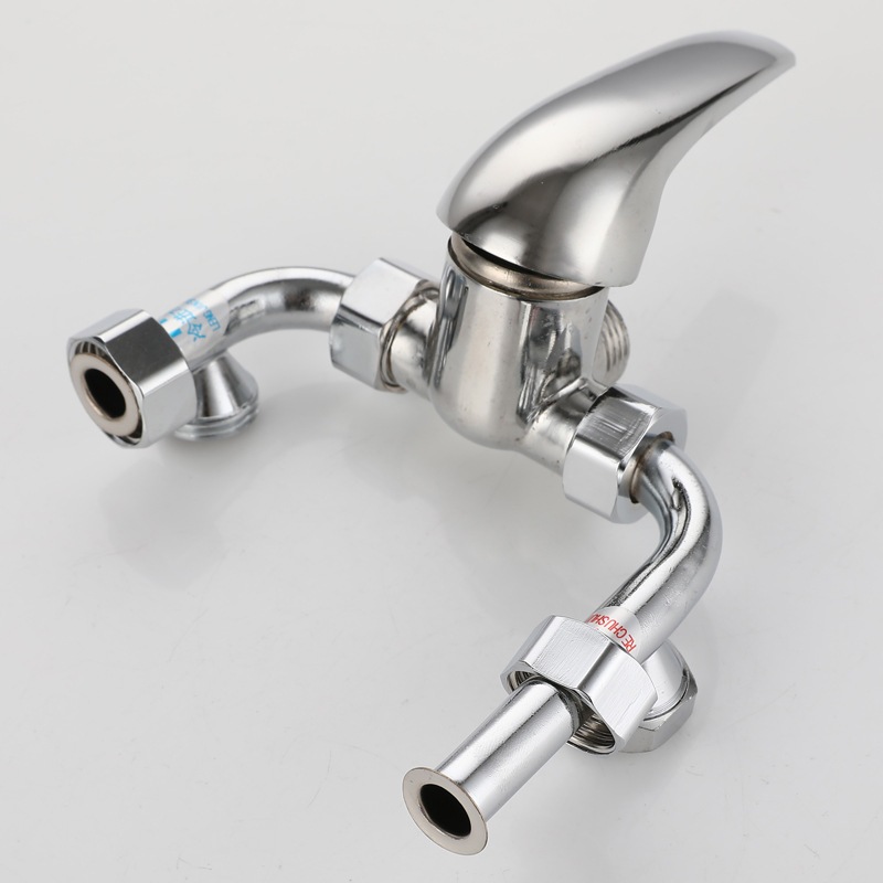 批发 合金电热水器U型阀明装冷热水开关混水阀上水阀淋浴龙头