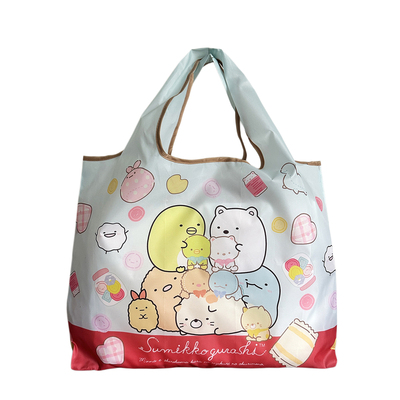 日韩大号环保购物袋便携折叠买菜包超市手提布袋子买菜包结实布兜