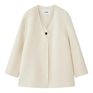 朱珠同款【700g羊毛双面呢】Laurel劳芮新假两件大衣LWL363D02000