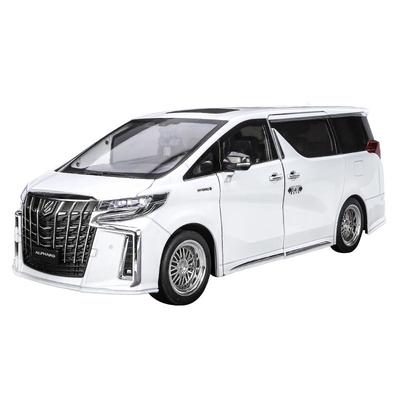 丰田埃尔法合金1/18车模型自动门