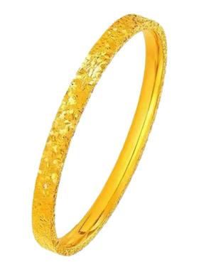 精致高级感传承工艺金镯子轻奢