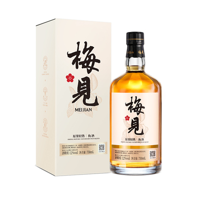 梅见青梅酒12度750ml礼盒装