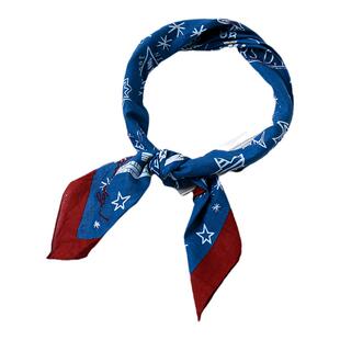 烟火人间李衣锦马思纯同款丝巾2024年新款女春夏透气棉质小方巾潮