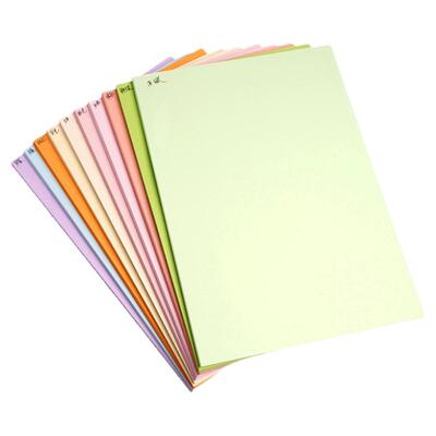 马卡龙色系硬手工卡纸加厚230g