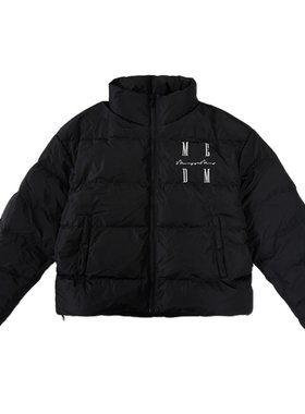 medm国潮潮牌字母刺绣新款羽绒服