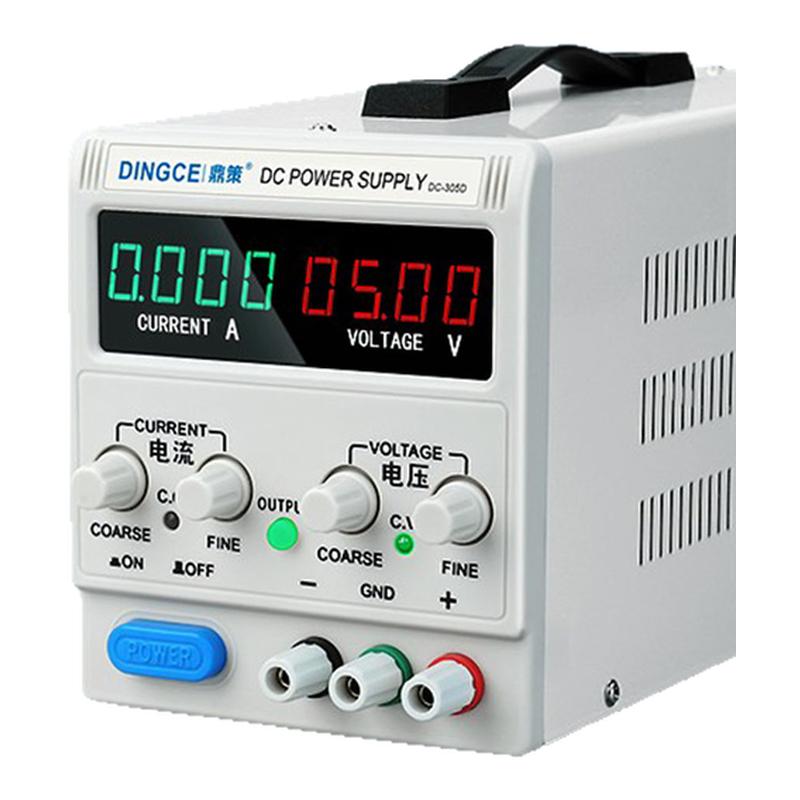 鼎策中机箱可调直流稳压电源恒压恒流30V60V5A10数显维修老化测试