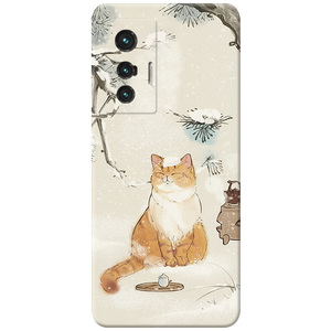 中国风猫咪适用vivo手机壳