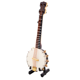 手工制作五弦琴班卓琴模型幼儿教学传统礼品送给男女朋友生日礼物