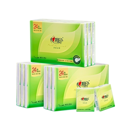 心相印手帕纸4层6片72包实惠装