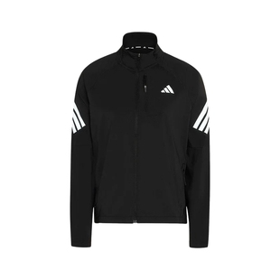 adidas阿迪达斯透湿排汗跑步运动夹克外套26春女梭织夹克 JZ5145
