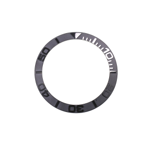 适用于劳力士Rolex黑水鬼圈口游艇名仕机械表表壳陶瓷数字圈38mm
