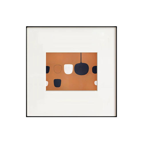 小众简约北欧文艺抽象餐厅墙挂画简约静物复古艺术饭厅现代装饰画