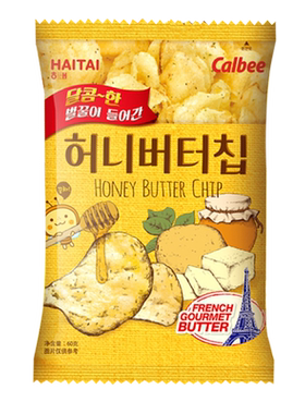 韩国进口海太卡乐比蜂蜜黄油薯片