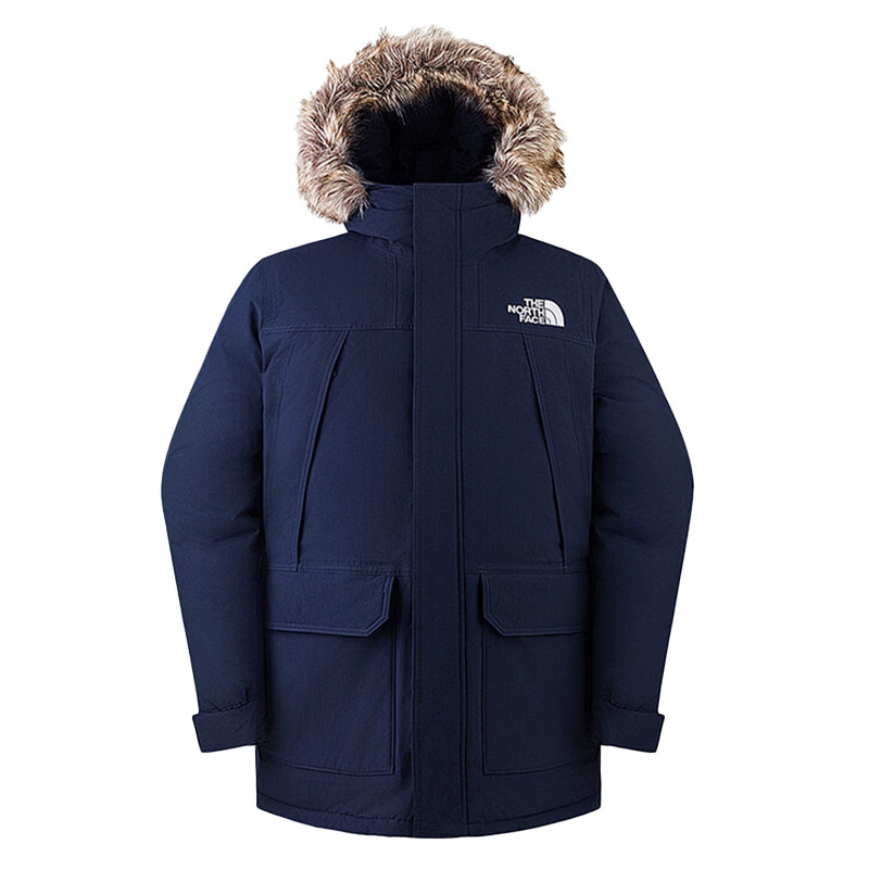 25秋冬TheNorthFace北面男户外中长毛领防水600蓬鹅绒羽绒服8HMB