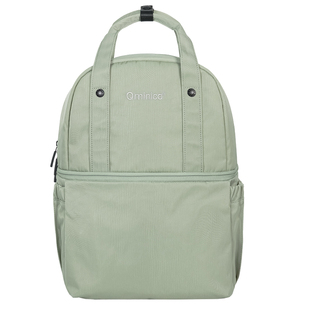 Qminica新款妈咪包可分层大容量双主袋外出母婴双肩包挂婴儿车