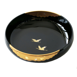 日本漆器特别好看的果盘高端精致高颜值高级感艺术感客厅茶几家用