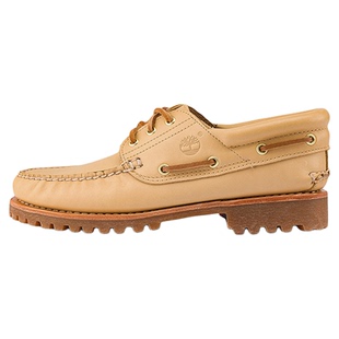 Timberland添柏岚官方男鞋三眼船鞋手工缝制一脚蹬乐福鞋|A2PDQ